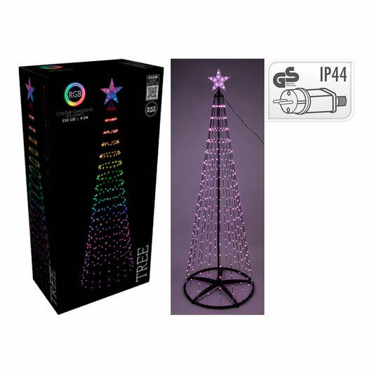RGB LED Outdoor Christmas Tree – Remote Control Holiday Decor (30–180cm)